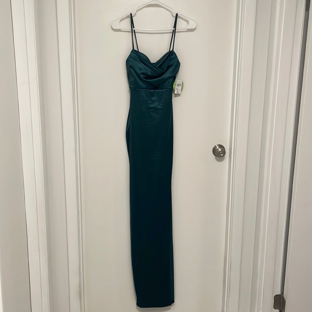 Fitted Emerald Gown